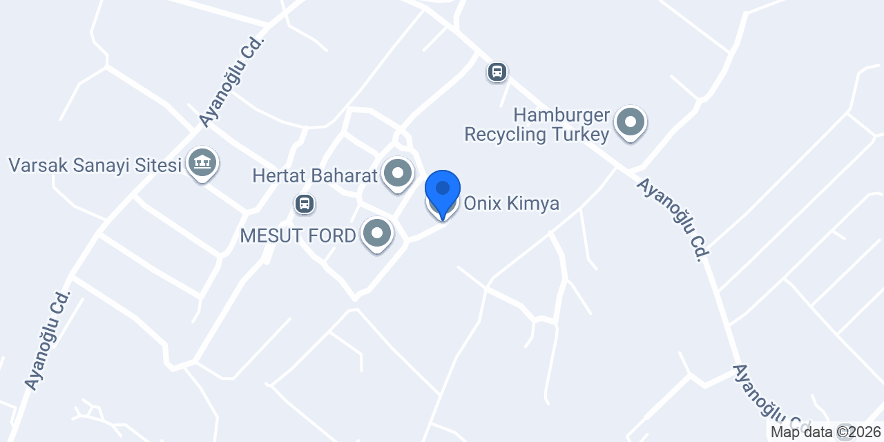 Onix Kimya konumu