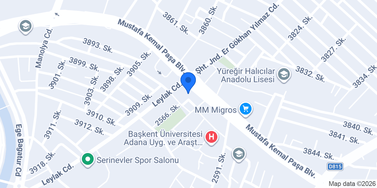 ADANA BÖREKÇİLİK konumu