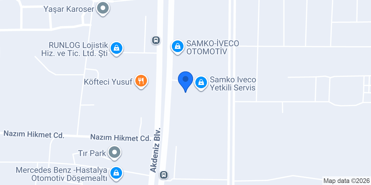 İVECO ANTALYA konumu