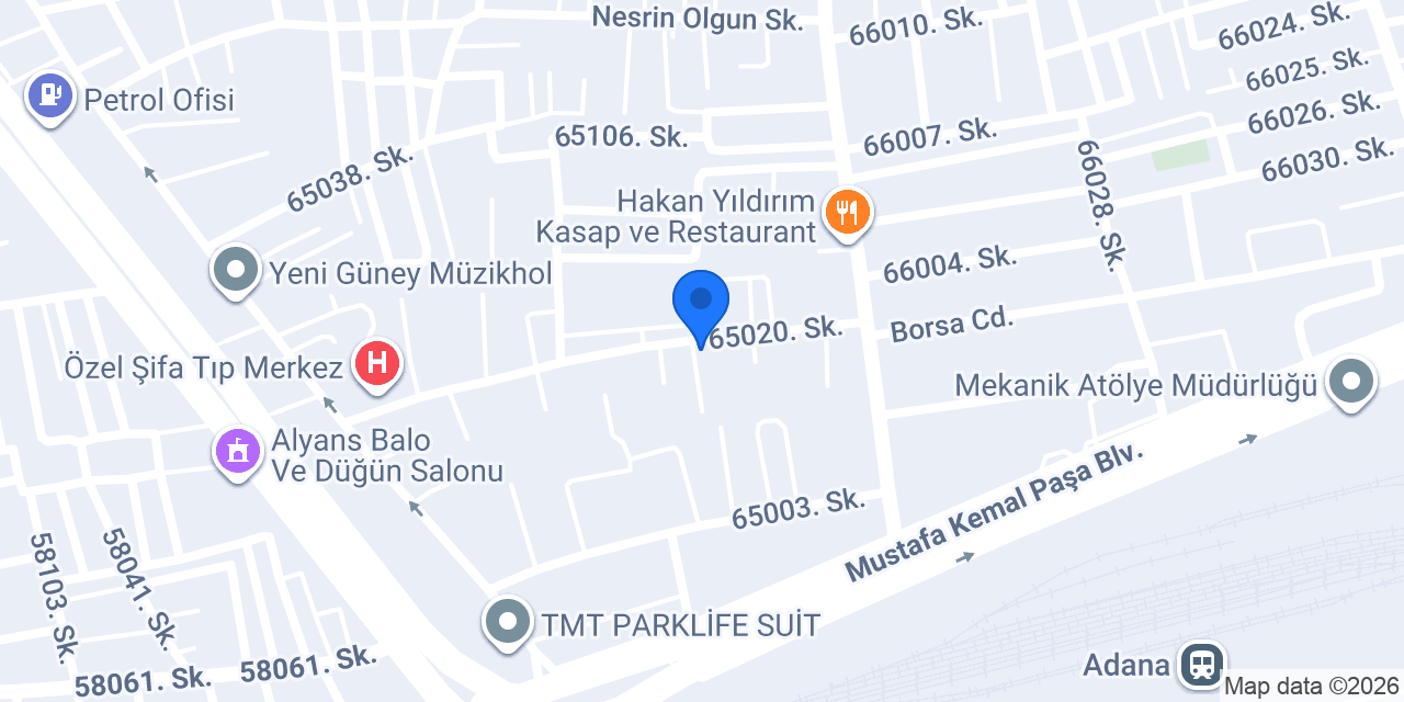 Deniz elektrik adana konumu