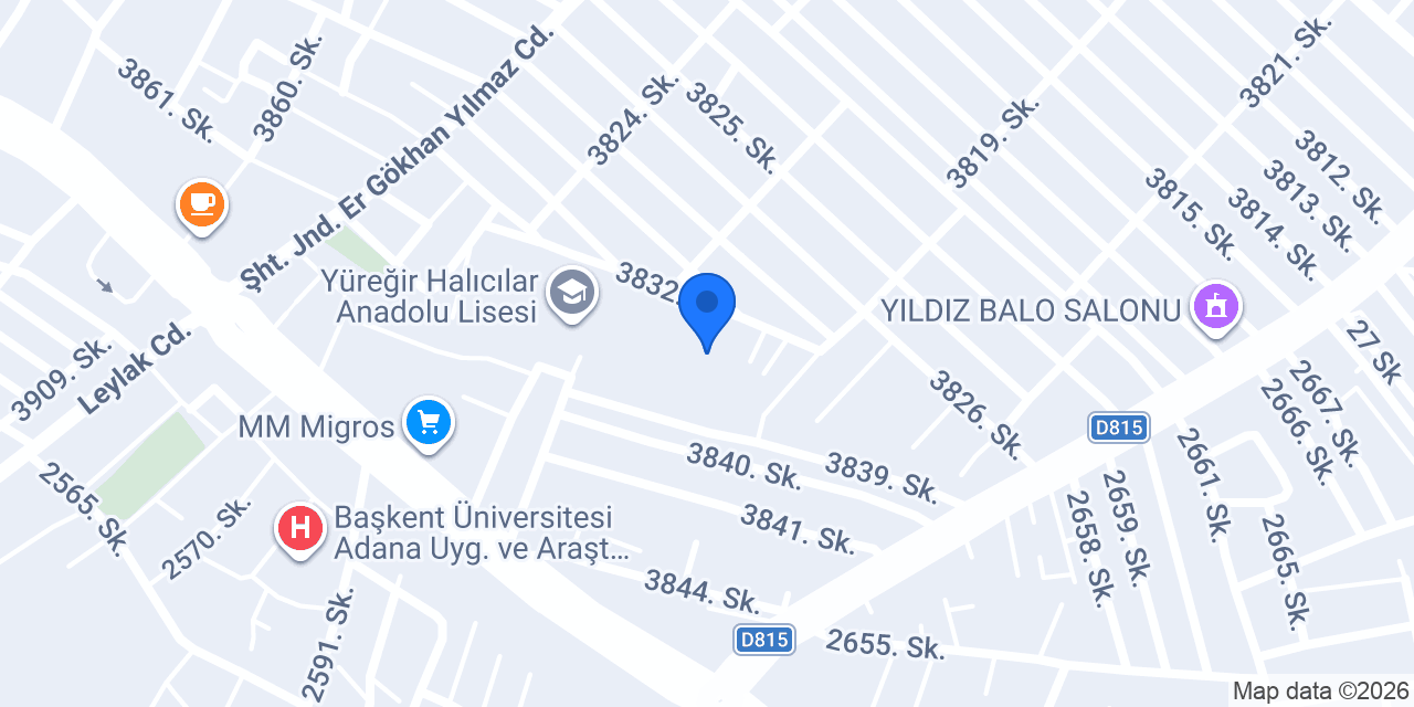 Ömer Refika Halıcılar Ortaokulu konumu