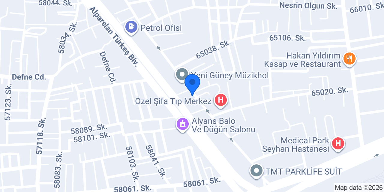 Atlı Hırdavat konumu