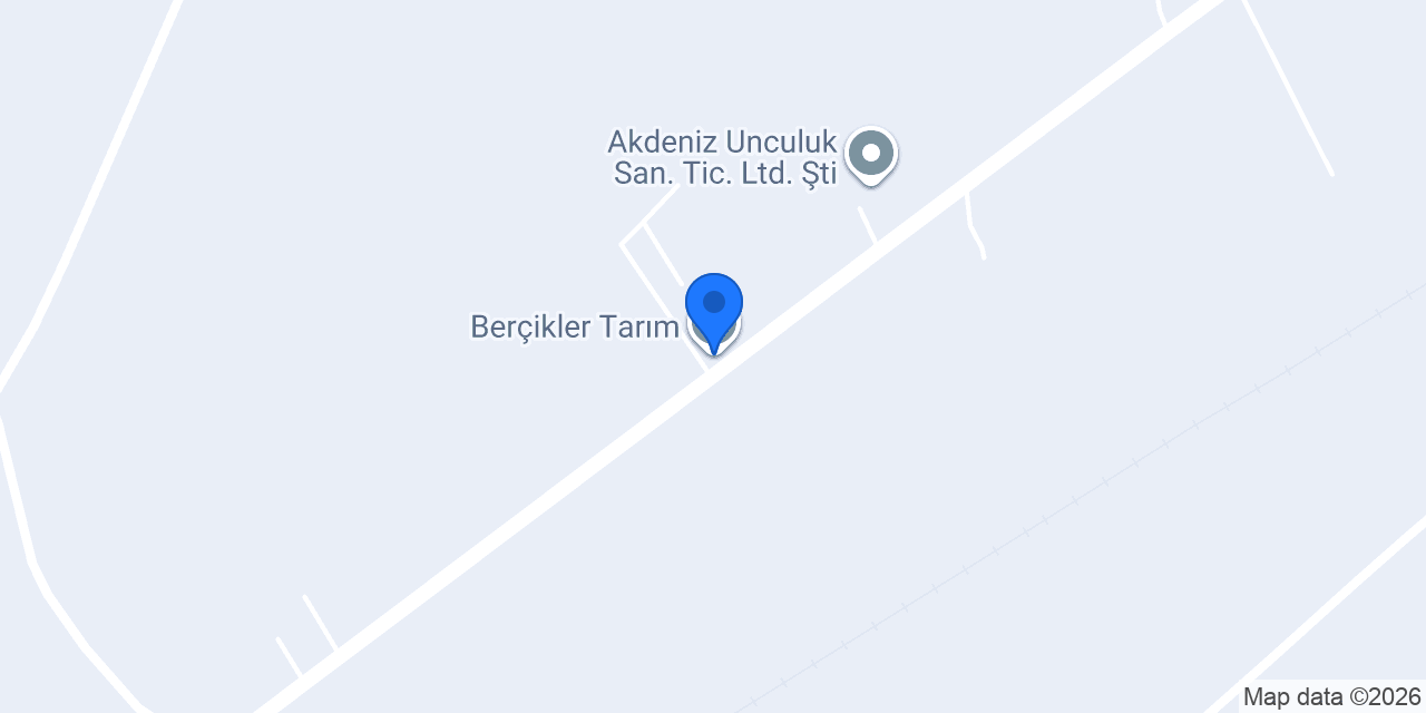 Berçikler Tarım konumu