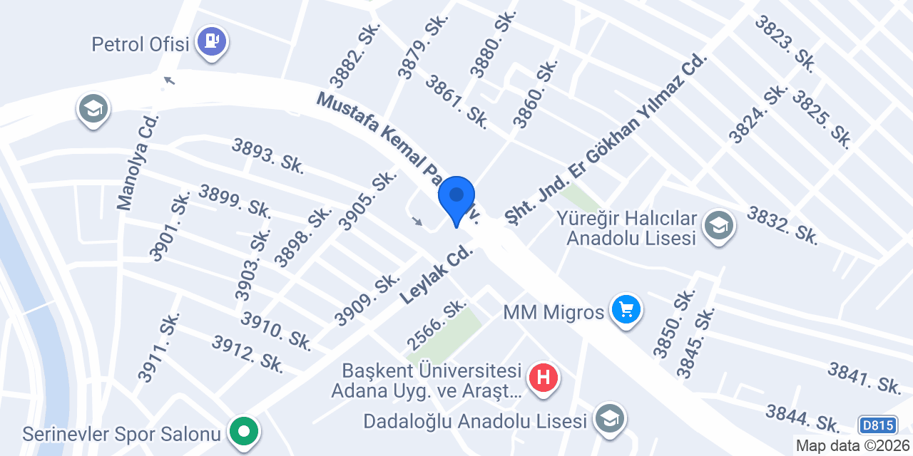 Jant Dünyası konumu