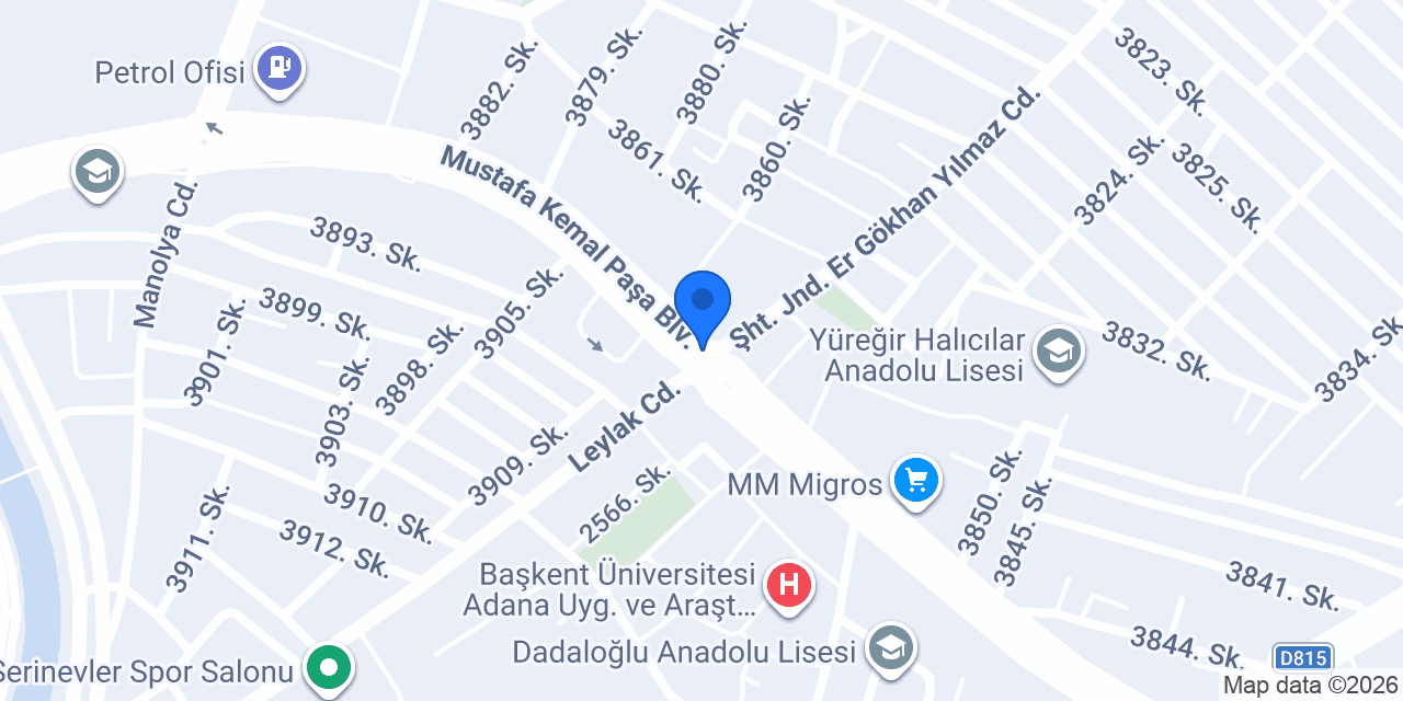TAŞKIN PSİKOTEKNİK DEĞERLENDİRME MERKEZİ konumu