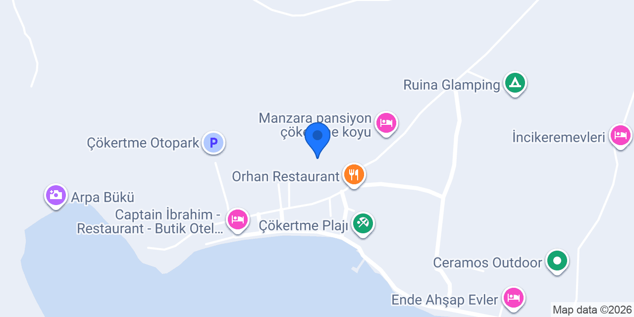 Yelken Oda & Pansiyon konumu