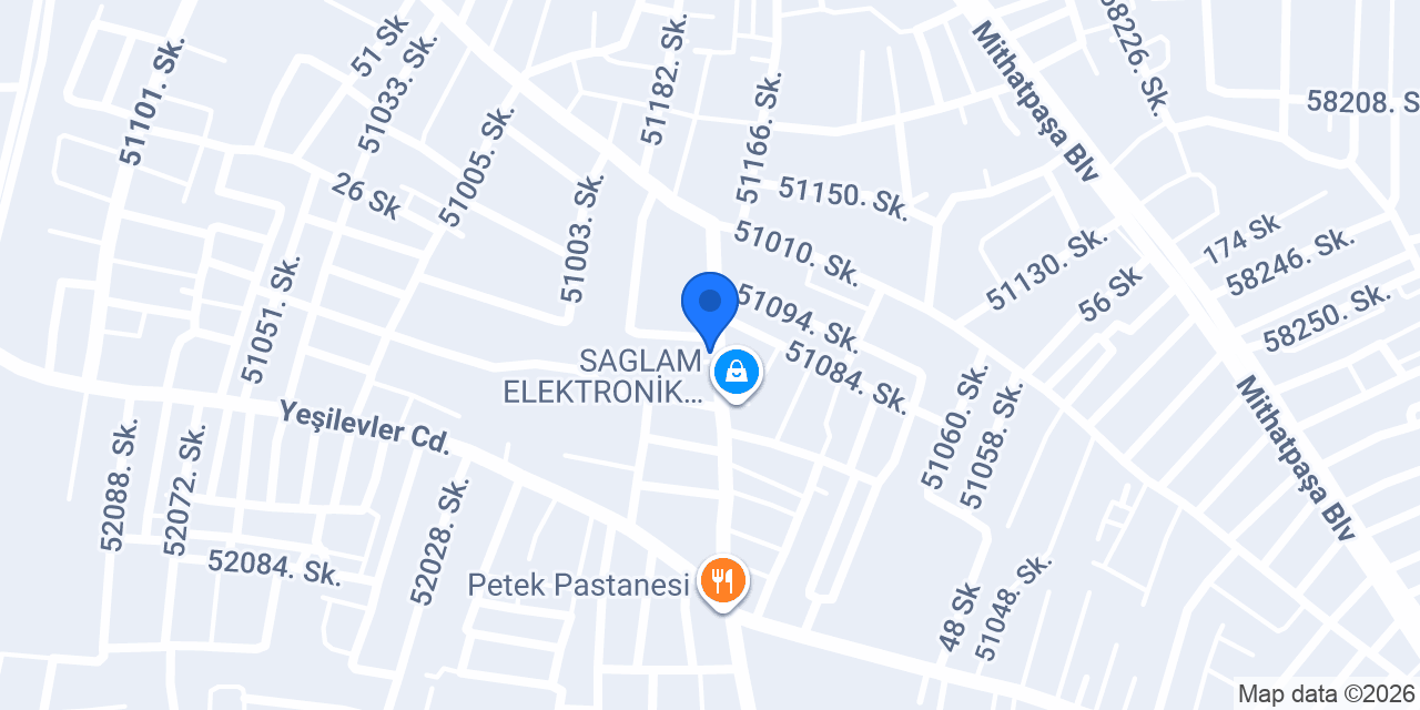 Asmin Mobilya konumu