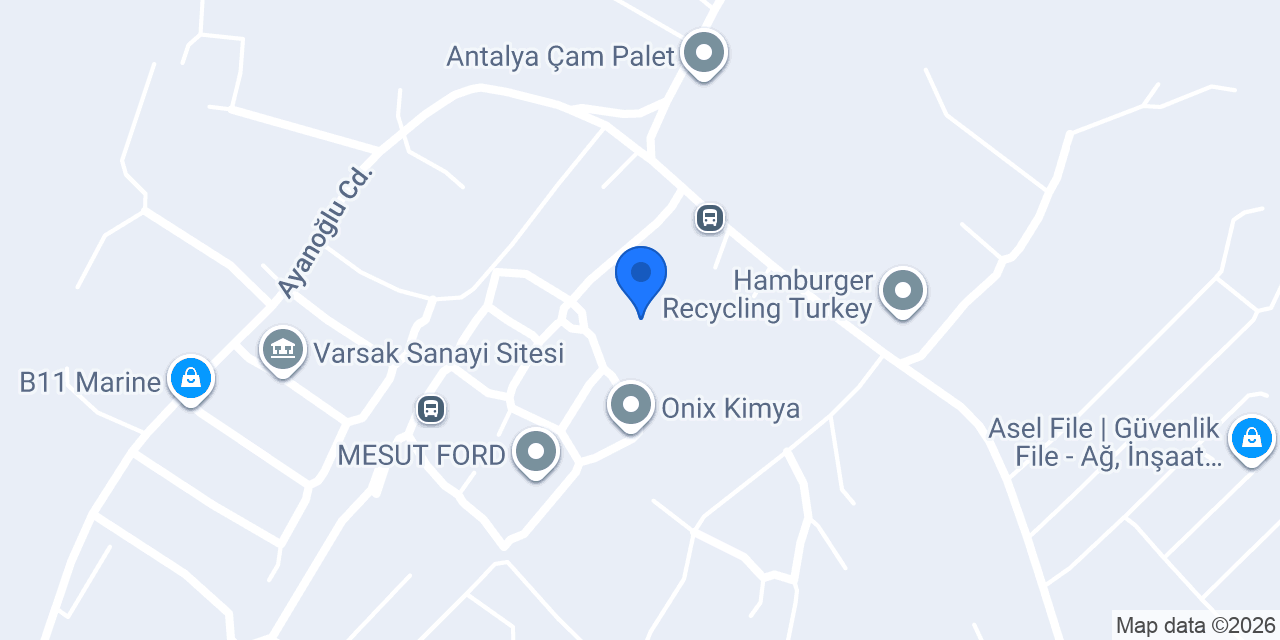 Sera Mekatronik Antalya konumu