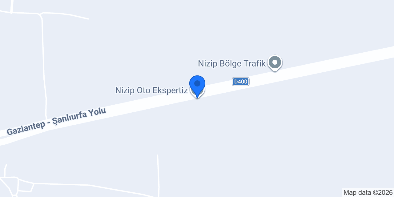 Nizip Oto Ekspertiz konumu