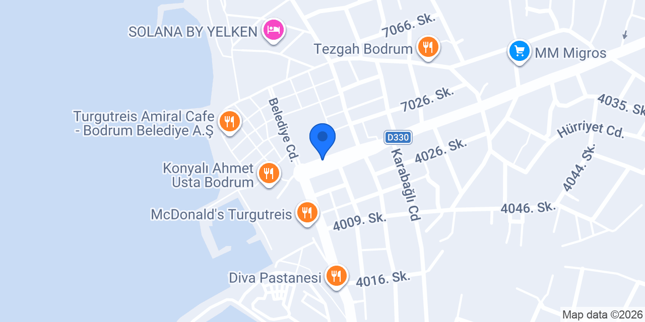 Turgutreis Taksi konumu