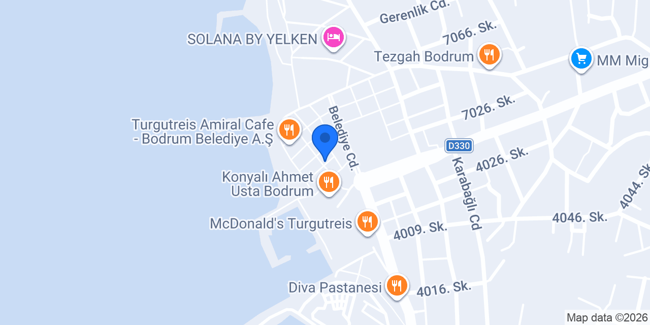 Bodrum Otantik konumu