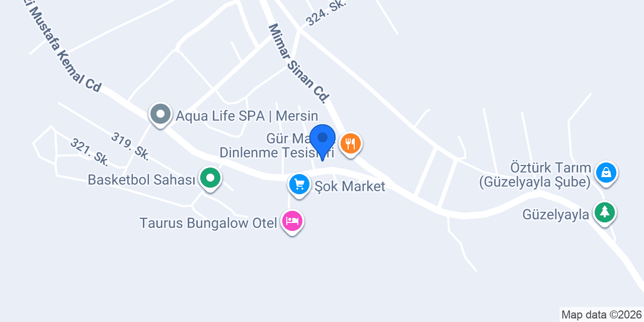 Gür Market Tesisleri konumu