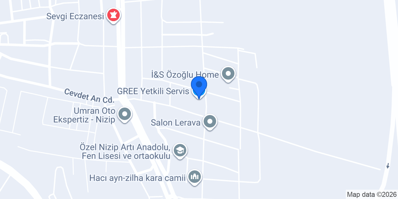 GREE Yetkili Servis konumu