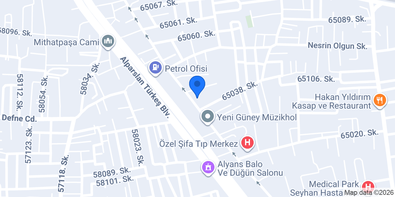 Özcan Pide Fırını konumu
