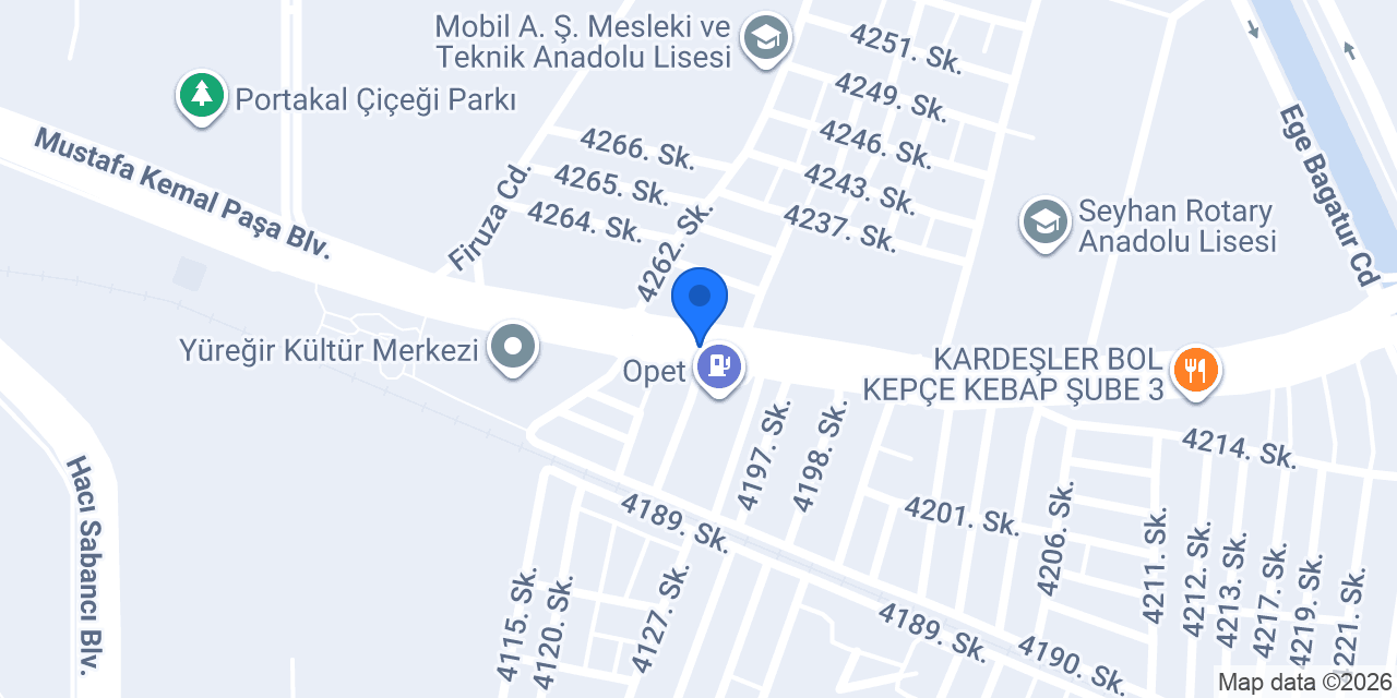 01 YANAR DÖNER KEBAB konumu