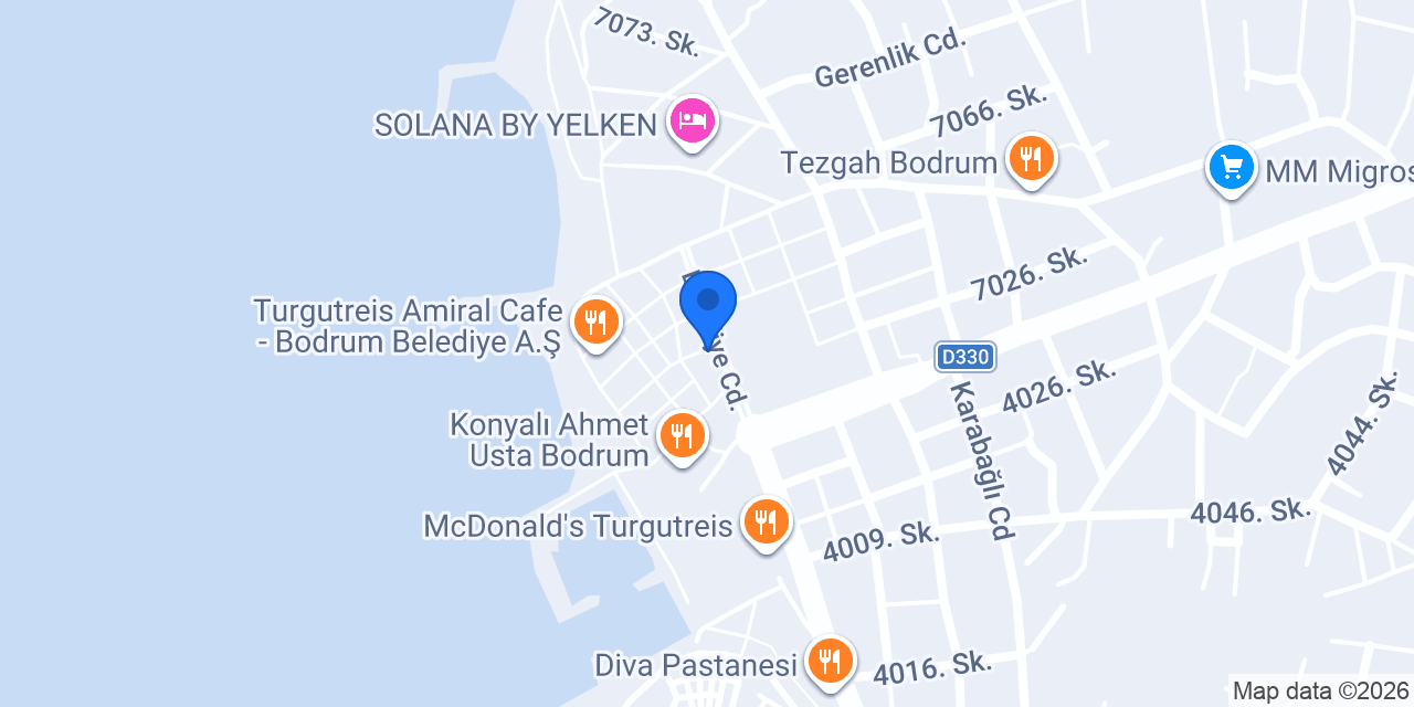 Beyoğlu Döner Emrah Usta konumu