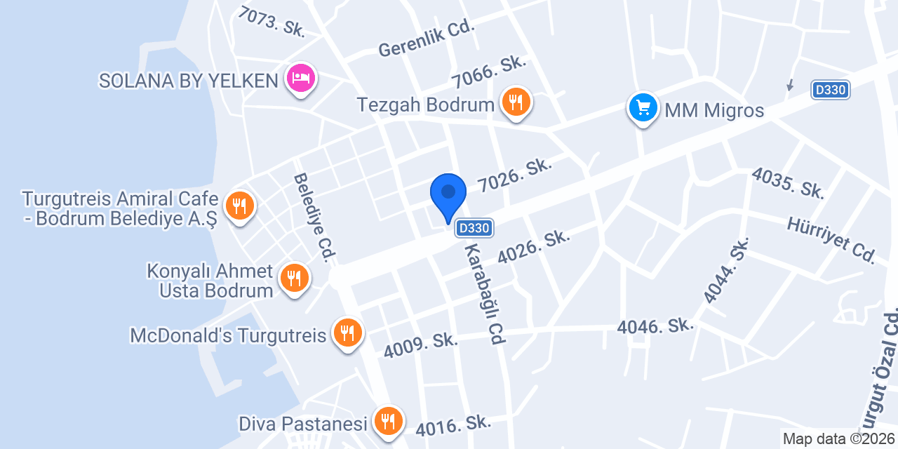Çağdaş Optik konumu