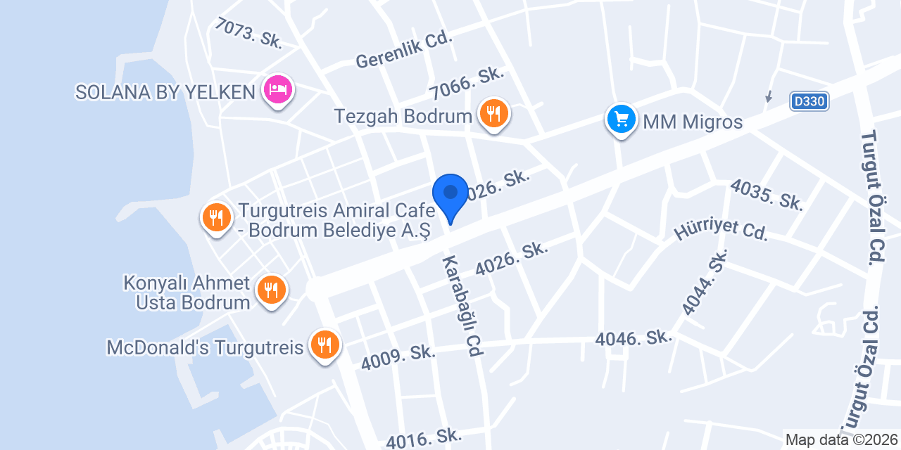 Turgutreis Kahvaltı konumu