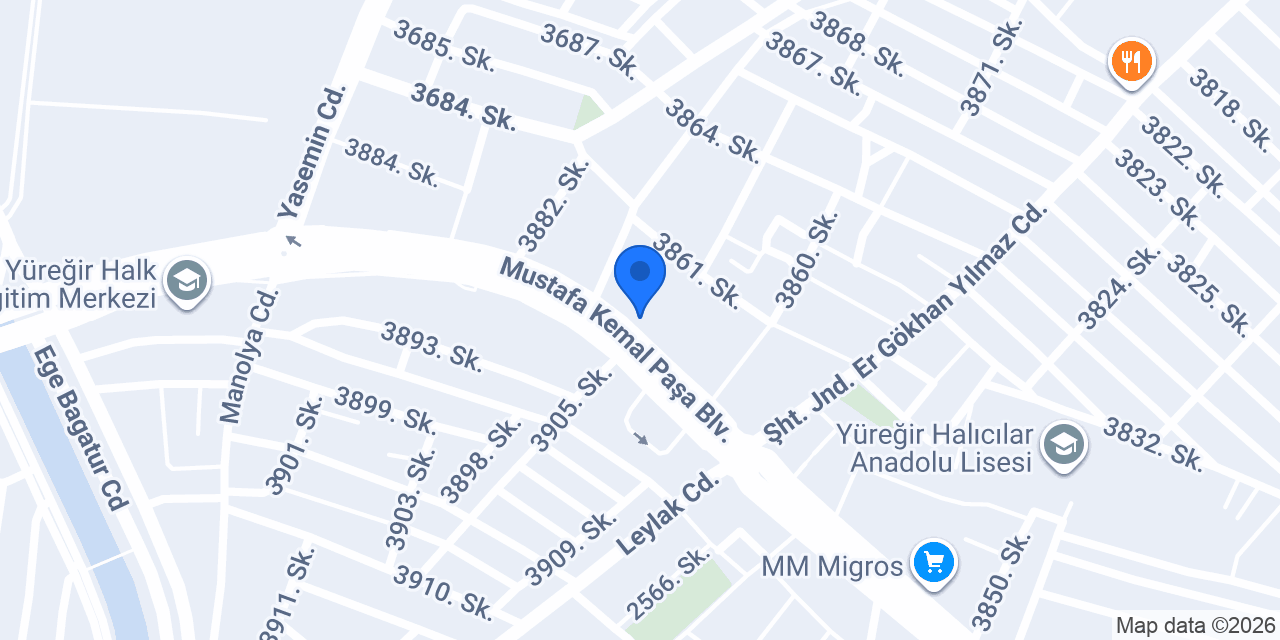 Pasaport Pizza Yüreğir konumu