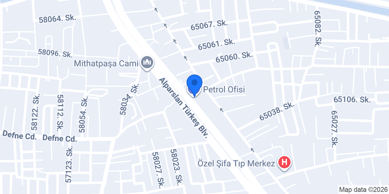 Petrol Ofisi konumu