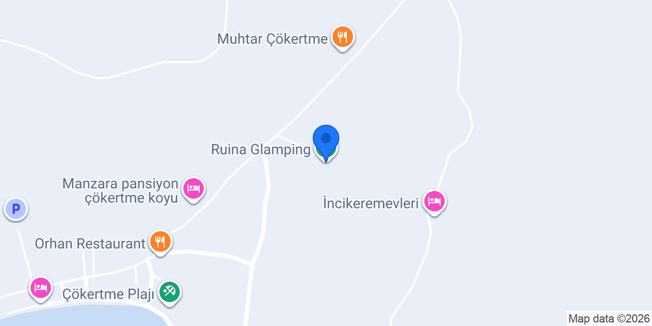 Ruina Glamping konumu