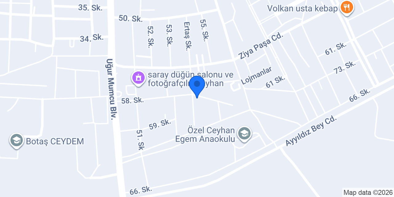 Ceyhan Sözler İlim İrfan Derneği konumu