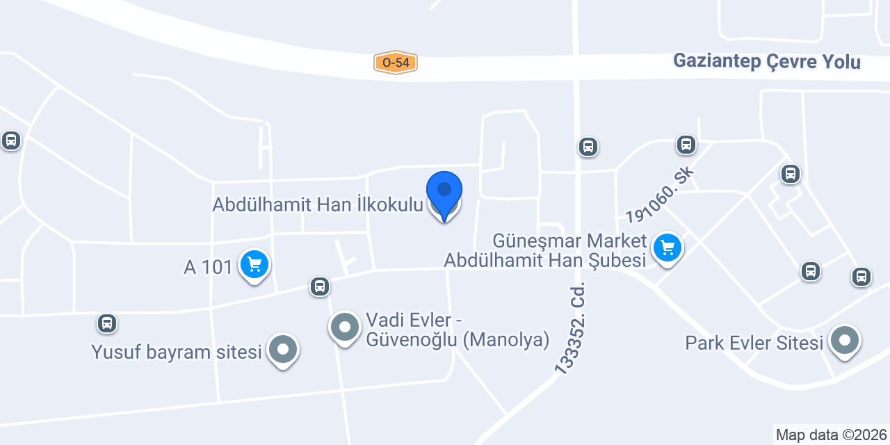 Abdülhamit Han İlkokulu konumu