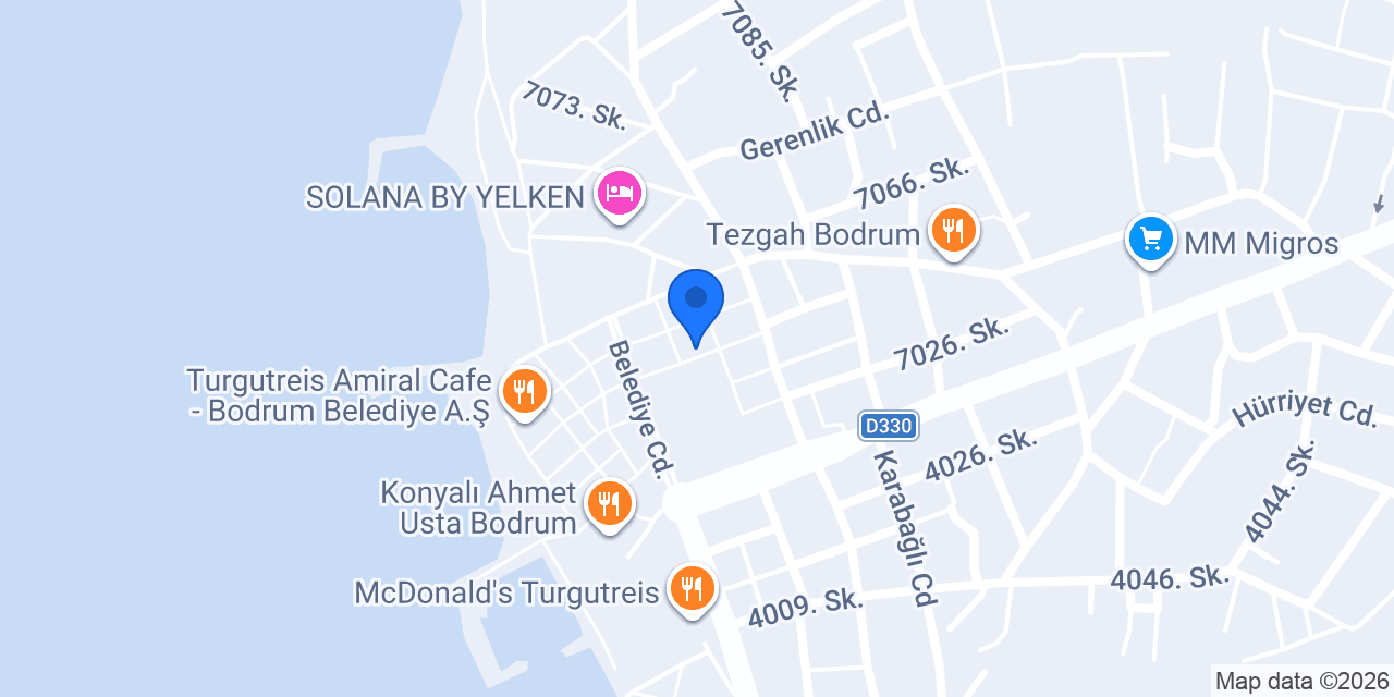 Osman’ın Yeri Restaurant konumu