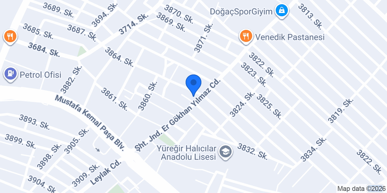 Hilal Sucu Eczanesi konumu