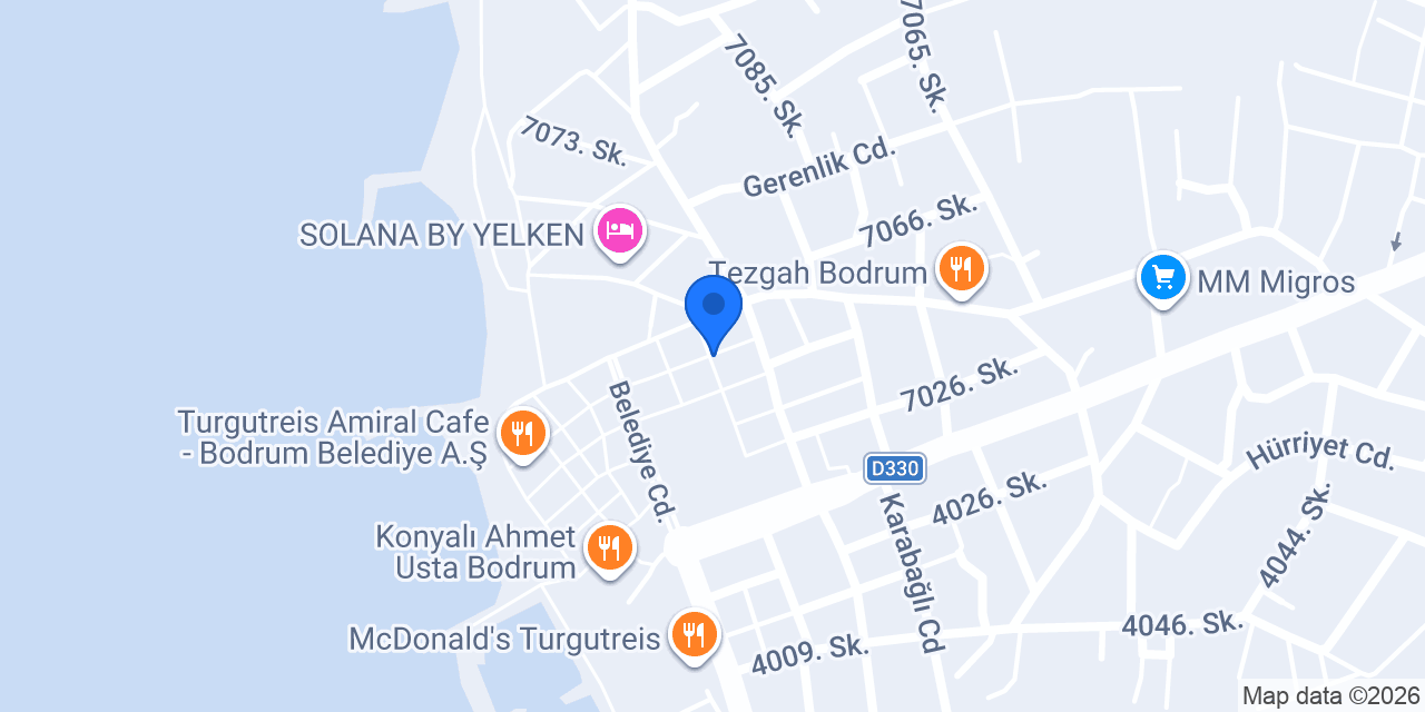 AtaUğur Moda Evi ve Terzi konumu