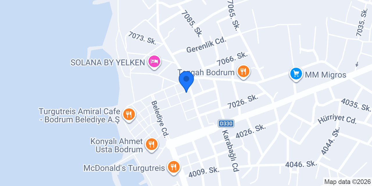 Turgutreis Eczanesi konumu