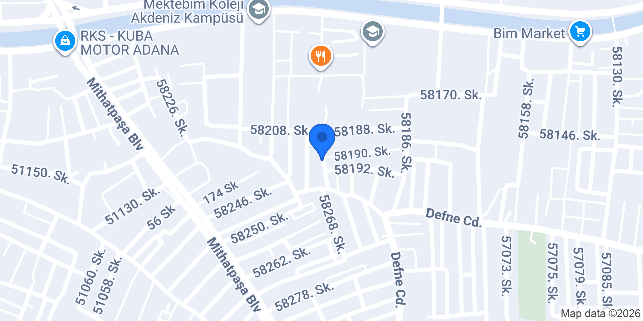 Adana Karot TUNCER01 konumu