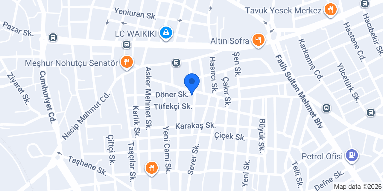 Aras Kargo Nizip Şubesi konumu