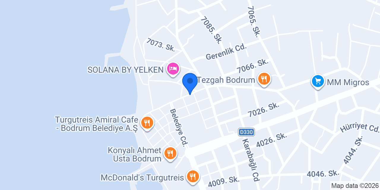 Bodrum Ekleristan konumu