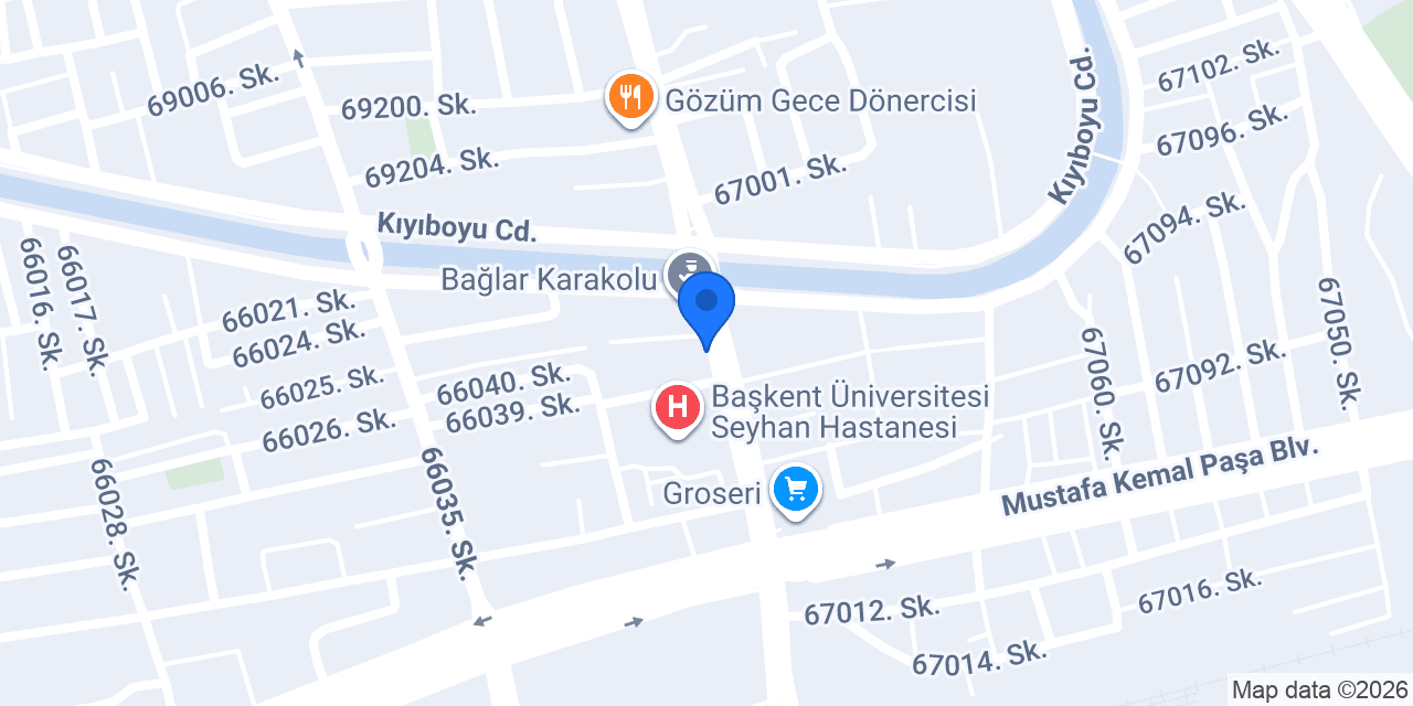 Akif Et kebab kasabı konumu