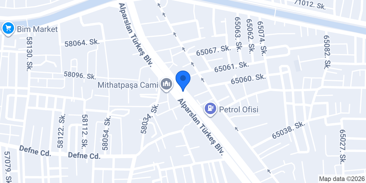 ÖZ RENT A CAR konumu