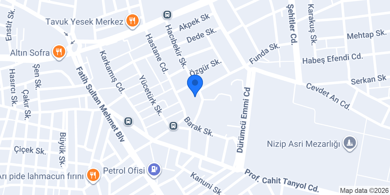 Akpek Eczanesi konumu