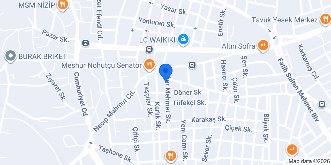Şirin Halı yıkama konumu