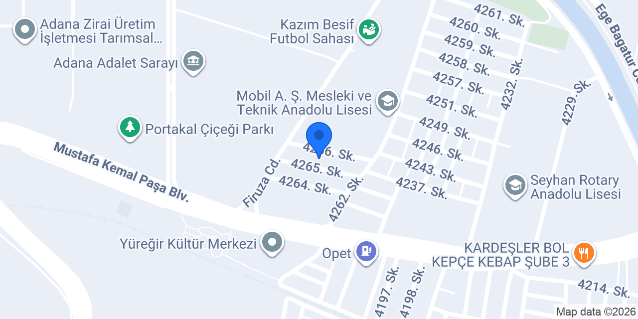 Toros Temizlik konumu