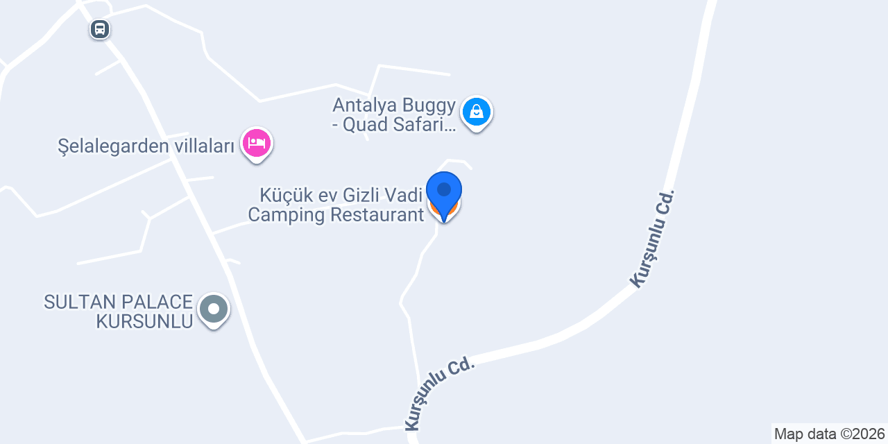 Küçük ev Gizli Vadi Camping Restaurant konumu
