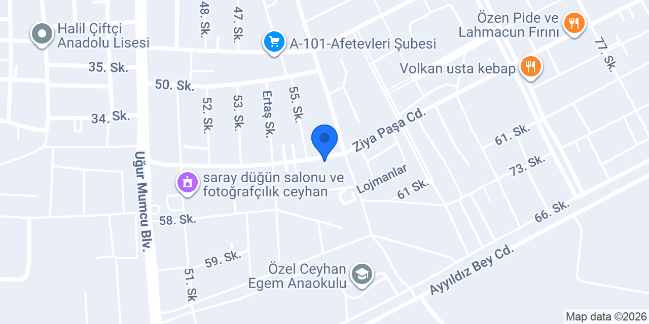 GÜRLEK Hukuk Bürosu konumu
