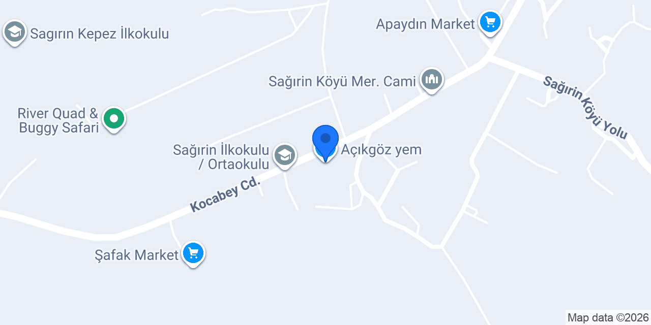 Açıkgöz yem konumu