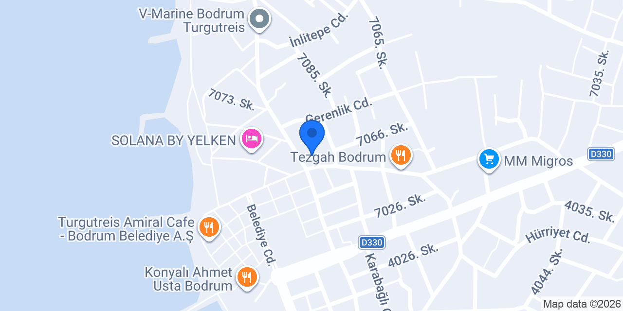 TURGUTREİS MOSS RENT A CAR konumu