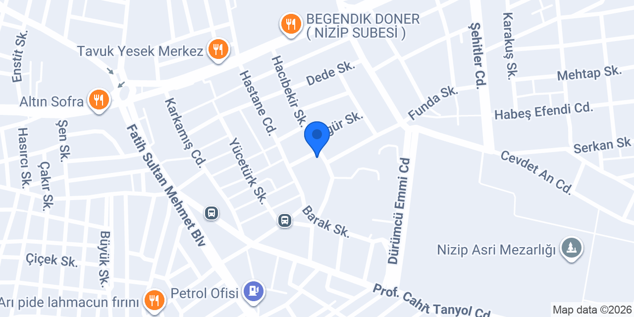 Diş hekimi Mahmut Kızılyer konumu
