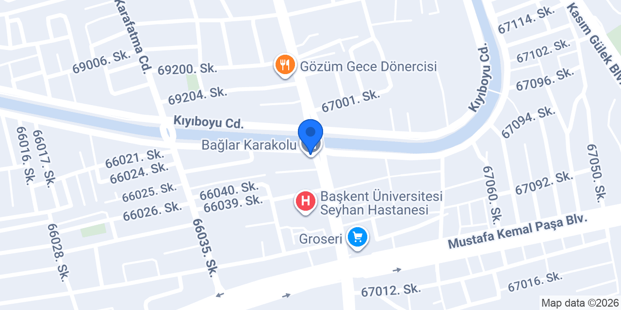 Bağlar Karakolu konumu