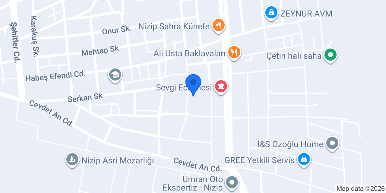 Gören Eczanesi konumu
