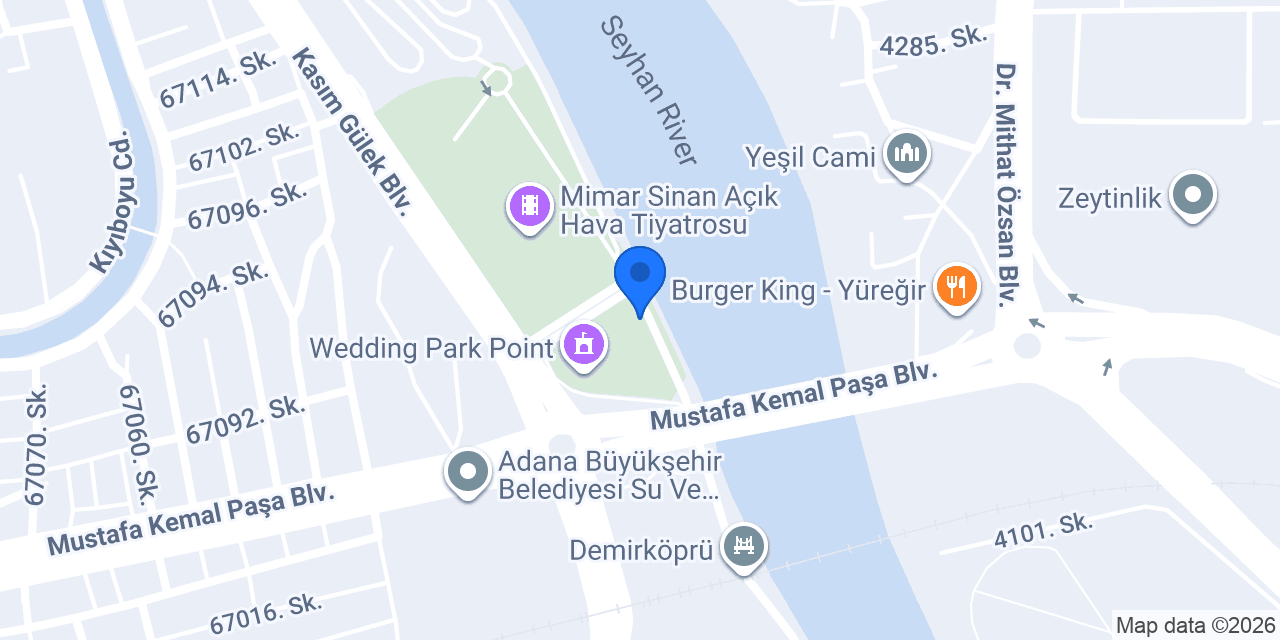 Yeşilçam Organizasyon konumu
