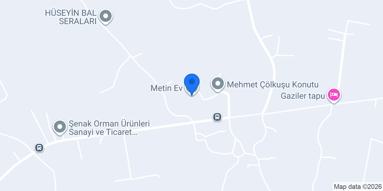 Metin Ev konumu