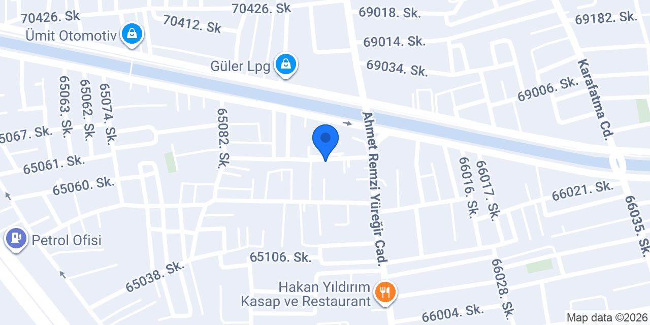 Elifhome Terzi Dükkani konumu