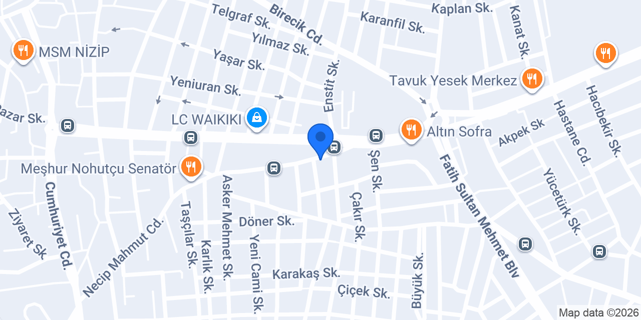 Halkbank Nizip Şubesi konumu